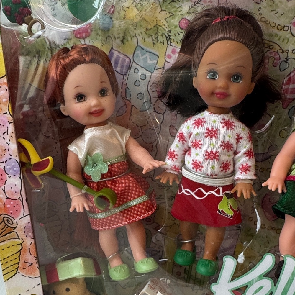 🩷SUPER RARE! Barbie Kelly Club Holiday Bunch - Picture 7 of 16